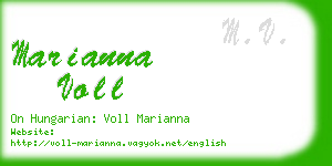 marianna voll business card